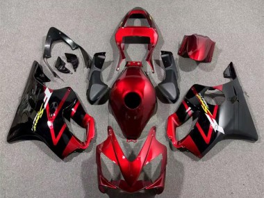 Shop 2001-2003 Honda CBR600 F4i Motorcycle Fairings - Candy Red Black