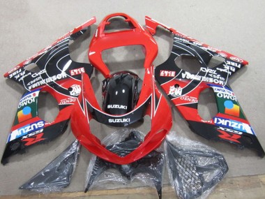 Shop 2000-2002 Suzuki GSXR 1000 Motorcycle Fairings - Red Black Blue DENSO