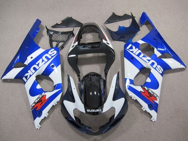 Shop 2000-2002 Suzuki GSXR 1000 Motorcycle Fairings - Blue White Black Red