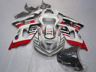 Shop 2000-2002 Suzuki GSXR 1000 Motorcycle Fairings - White Red Black Rizoma Playboy