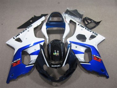 Shop 2000-2002 Suzuki GSXR 1000 Motorcycle Fairings - White Blue Glossy Black Red