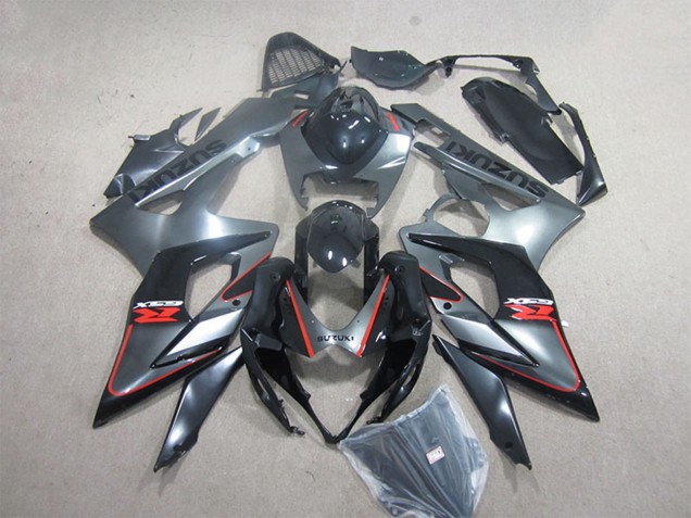 2005-2006 Suzuki GSXR 1000 Motorcycle Fairing Kits - Black Grey Red