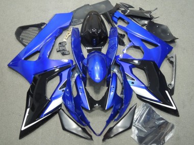 Shop 2005-2006 Suzuki GSXR 1000 Motorcycle Fairings - Blue White Silver Black