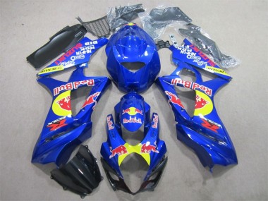 Shop 2007-2008 Suzuki GSXR 1000 Motorcycle Fairings - Blue Yellow Black Red Bull