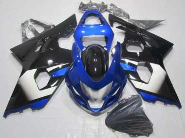 Shop 2004-2005 Suzuki GSXR 600 Motorcycle Fairings - Blue White Black