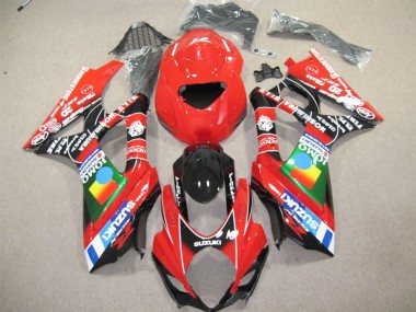 Shop 2004-2005 Suzuki GSXR 600 Motorcycle Fairings - Red Blue Green Black JOMO