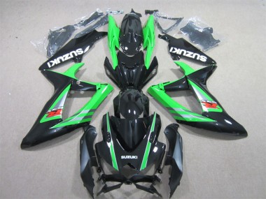 Shop 2006-2007 Suzuki GSXR 600 Motorcycle Fairings - Green Glossy Black Red