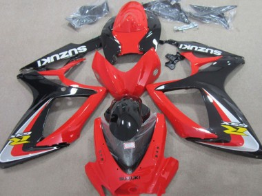 Shop 2006-2007 Suzuki GSXR 600 Motorcycle Fairings - Red Silver Glossy Black Yellow