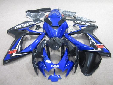 Shop 2006-2007 Suzuki GSXR 600 Motorcycle Fairing - Blue White Glossy Black Red