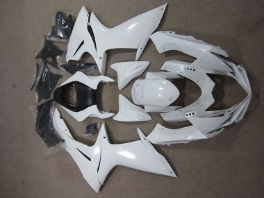 Shop 2011-2024 Suzuki GSXR 600 Motorcycle Fairings - White
