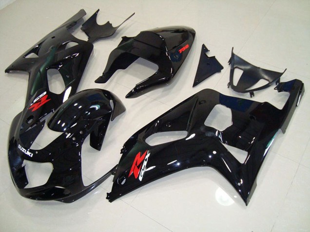2001-2003 Suzuki GSXR 750 Motorcycle Fairings - Glossy Black