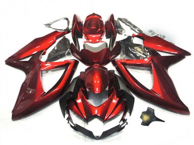 Shop 2008-2010 Suzuki GSXR 750 Motorcycle Fairings - Glossy Red