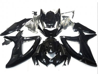 Shop 2008-2010 Suzuki GSXR 750 Motorcycle Fairings - Glossy Black