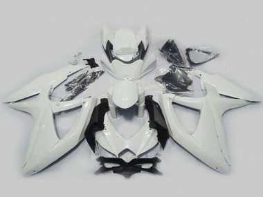 Shop 2008-2010 Suzuki GSXR 750 Motorcycle Fairings - Pearl White