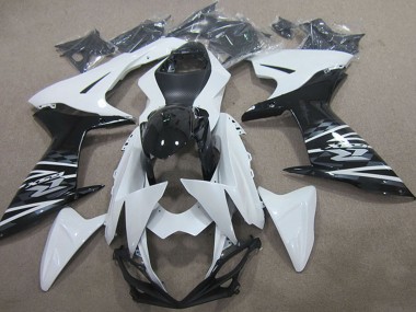 Shop 2011-2024 Suzuki GSXR 750 Motorcycle Fairing - White Black