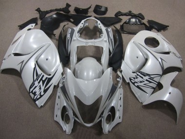 Shop 2008-2020 Suzuki GSXR 1300 Hayabusa Motorcycle Fairings - White Black