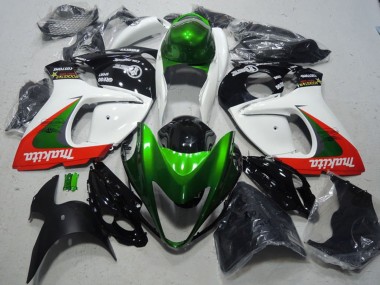 Shop 2008-2020 Suzuki GSXR 1300 Hayabusa Motorcycle Fairings - White Green Red Makita