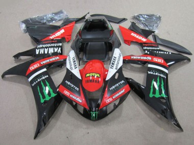 Shop 2002-2003 Yamaha YZF R1 Motorcycle Fairings - Red Glossy Black White Green Motul Monster