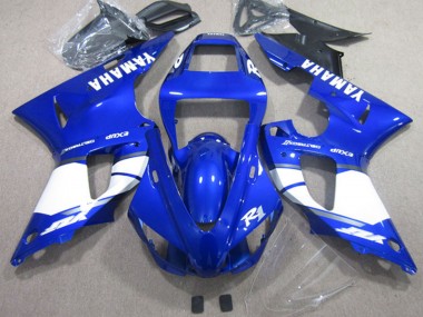 Shop 2002-2003 Yamaha YZF R1 Motorcycle Fairings - Blue White
