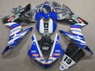 Shop 2004-2006 Yamaha YZF R1 Motorcycle Fairings - White Blue Black Red Volvo Sterilgarda 19