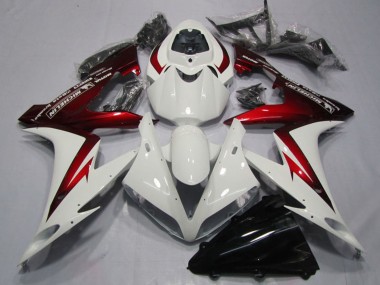 Shop 2004-2006 Yamaha YZF R1 Motorcycle Fairings - White Red Michelin