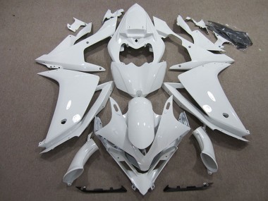 Shop 2007-2008 Yamaha YZF R1 Motorcycle Fairings - White