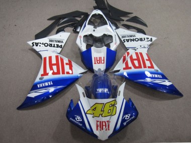 Shop 2009-2011 Yamaha YZF R1 Motorcycle Fairings - White Blue Red Fiat 46