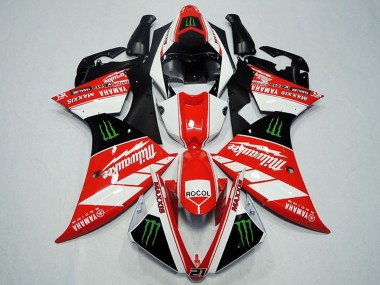 Shop 2012-2014 Yamaha YZF R1 Motorcycle Fairings - White Grey Glossy Black Green Monster Milwaukee Maxxis Rocol