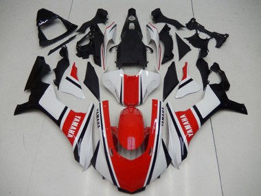 Shop 2015-2019 Yamaha YZF R1 Motorcycle Fairings - White Red Black
