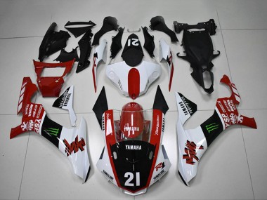 Shop 2015-2019 Yamaha YZF R1 Motorcycle Fairings - White Red Glossy Black Green Monster Motul YSP