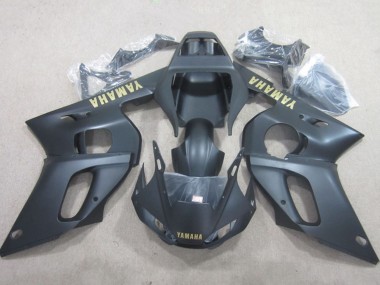 Shop 1998-2002 Yamaha YZF R6 Motorcycle Fairings - Matte Black Yellow Decal