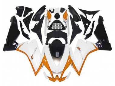 Gloss White & Orange 2010-2015 RSV4 1000 Fairings